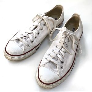 White low top converse